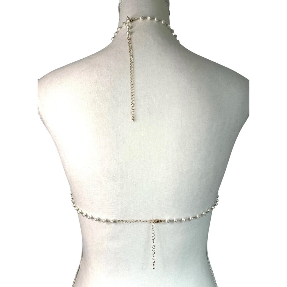 BLUEBELLA Soft Bra in Pearl Medium/Large New Womens Cropped Bralette - Picture 7 of 13